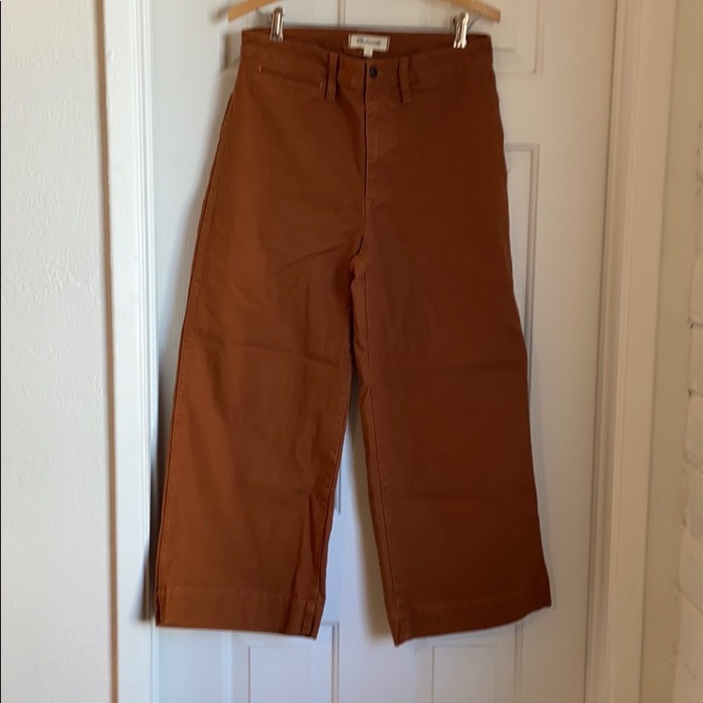 Madewell Brown Emmet Cropped Pant